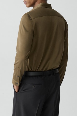 Chemise slim Sylvain - Kaki