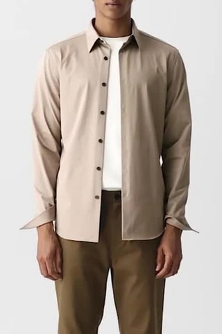 Chemise slim Sylvain - Beige