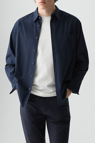 Chemise relaxed Week end - Bleu marine