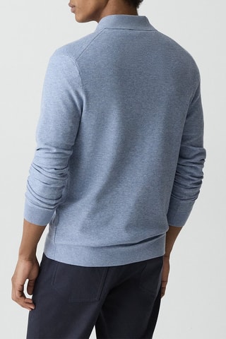 Polo en maille stretch Soris - Ciel