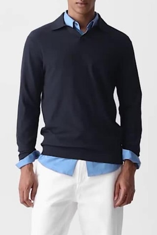 Polo regular Soris - Bleu marine