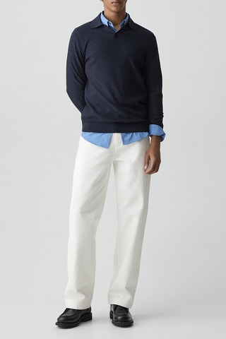 Polo regular Soris - Bleu marine