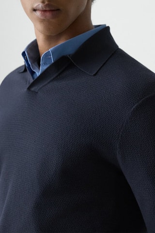Polo regular Soris - Bleu marine