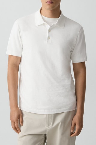 Polo en coton Bron - Blanc