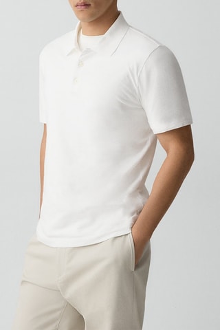 Polo en coton Bron - Blanc