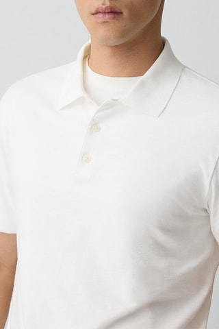 Polo en coton Bron - Blanc