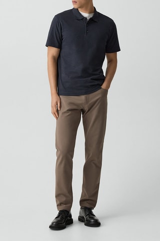 Polo en coton - Bron - Bleu marine