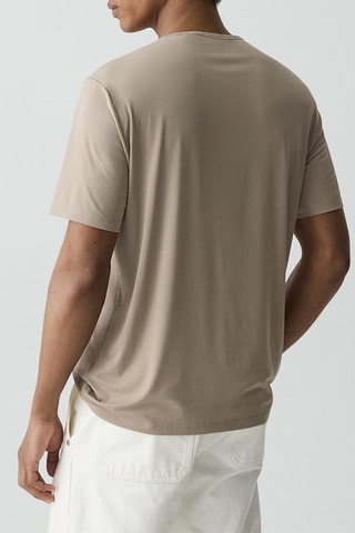 T-shirt micro-modal Perform - Beige