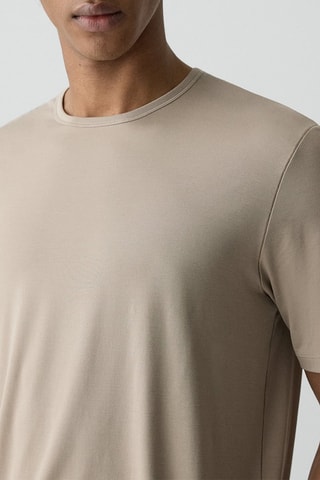 T-shirt micro-modal Perform - Beige
