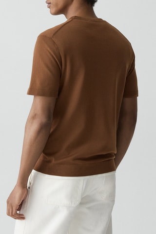 T-shirt en laine Soris - Marron