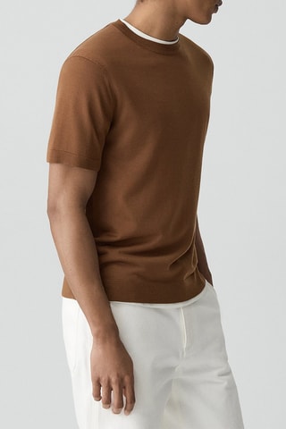 T-shirt en laine Soris - Marron