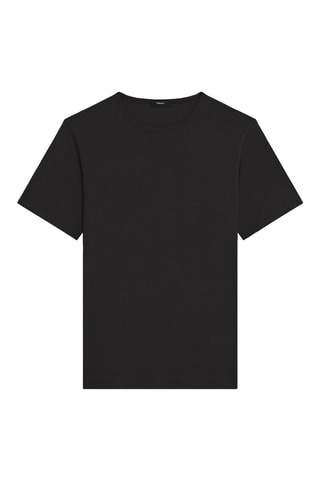 T-shirt en coton pima Precise - Noir
