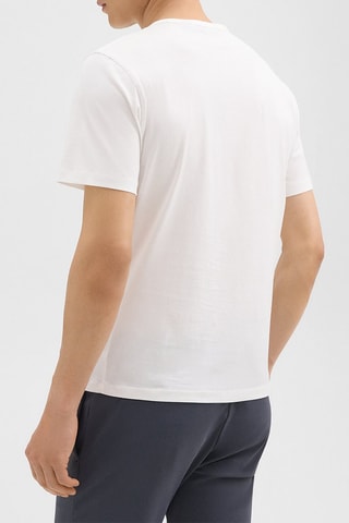 T-shirt en coton pima Precise - Blanc