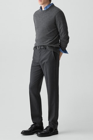 Pantalon de costume en laine vierge Sartorial - Gris foncé