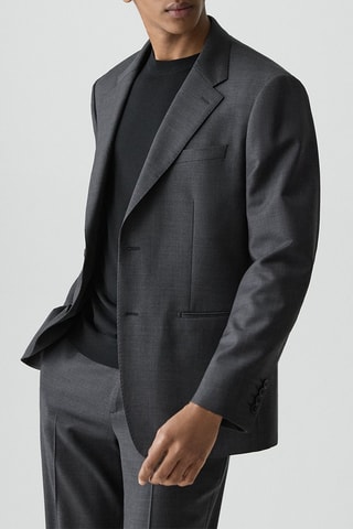 Blazer en laine Sartorial - Gris foncé