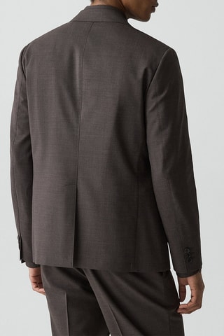 Blazer en laine Clinton - Marron