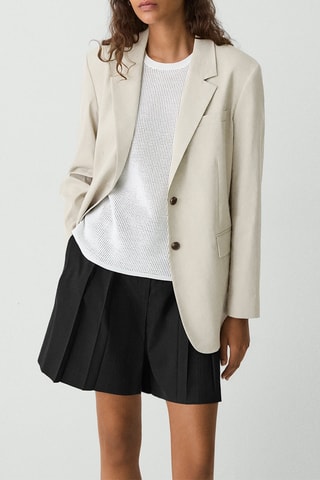 Blazer en lin - Beige