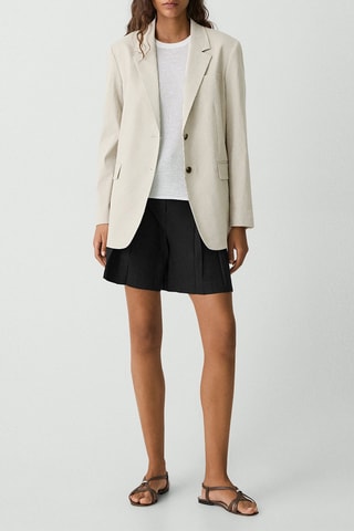 Blazer en lin - Beige