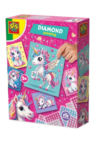 Mosaïque de diamants licorne - 672 pièces - Dès 3 ans