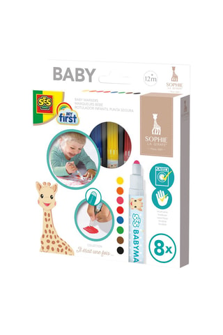 Kit de 8 marqueurs Sophie La Girafe - Dès 12 mois