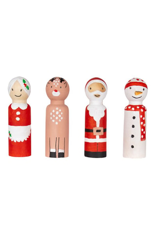 Personnages en bois - 10 pièces - Dès 3 ans