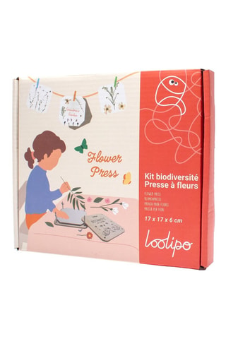 Presse à fleurs et feuilles en bois - 19 pièces - Dès 5 ans
