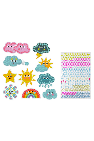 Magnets à strasser - Funny Weather - Dès 4 ans