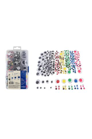 Yeux mobiles adhésifs - Maxi boîte - 500 pièces
