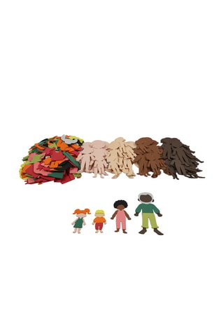 Gommettes en mousse - Familles et Générations - 238 pièces
