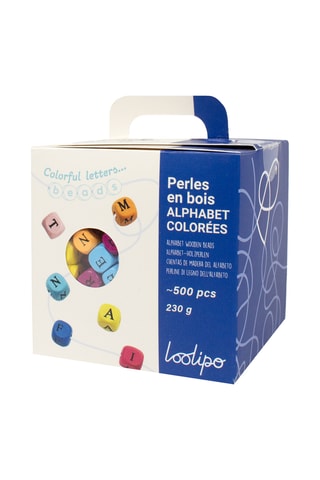 Perles en bois - Alphabet - 500 pièces - Dès 3 ans