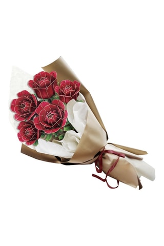 Maquette 3D Bouquet de fleurs rose - 312 pièces - Dès 8 ans