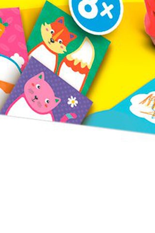 Mes premiers crayons gras Cartes d'animaux - Dès 12 mois