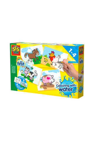 Kit de coloriage à l'eau Animaux de la ferme - Dès 1 an