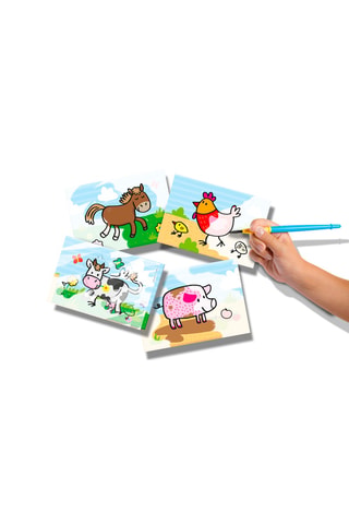 Kit de coloriage à l'eau Animaux de la ferme - Dès 1 an