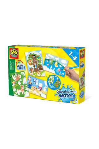 Kit de coloriage à l'eau - Animaux cachés - Dès 1 an