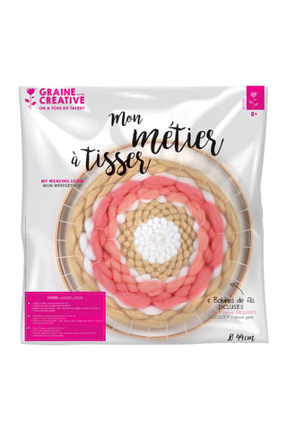 Kit métier à tisser rond et accessoires  -  7 pièces - Dès 8 ans