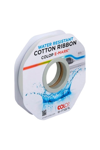 Ruban en coton imperméable  0,15 x 250 cm - Blanc