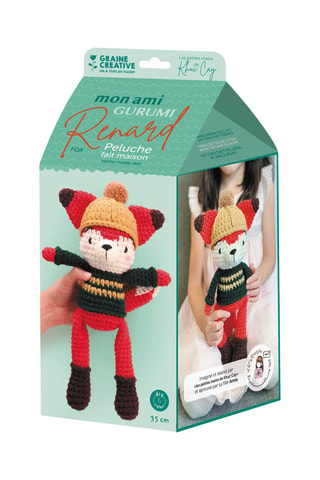 Kit crochet Mon Ami Gurimi renard  -  Dès 14 ans