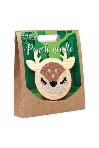 Kit punch needle Biche 8 pièces - Dès 14 ans