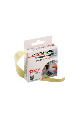 Rouleau d'étiquettes Transparent
