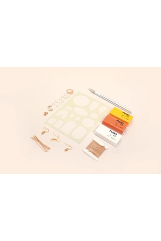 Kit bijoux Slab Fleuris Fimo Dès 8 ans