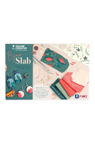 Kit FIMO® Graines'Box Bijoux Slab - 16 pièces - Dès 14 ans