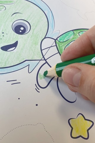 Cahier d'activités de coloriage phosphorescent 3-en-1 - 103 pièces - Dès 3 ans