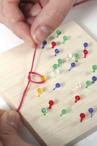 String Art Junior en bois - Thème Nature - 109 pièces - Dès 6 ans