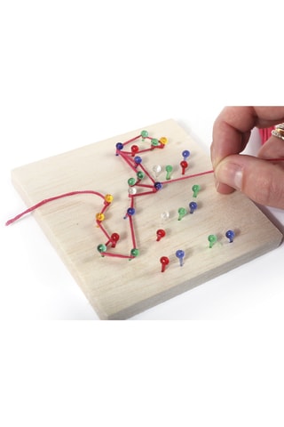 String Art Junior en bois - Thème Nature - 109 pièces - Dès 6 ans