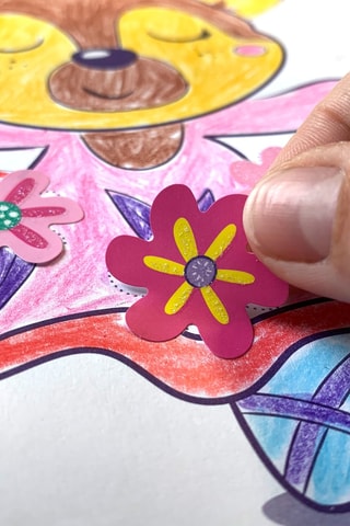 Cahier d'activités de coloriage à paillettes 3-en-1 - 103 pièces - Dès 3 ans
