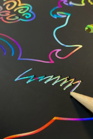 Cahier d'activités de coloriage à paillettes 3-en-1 - 103 pièces - Dès 3 ans