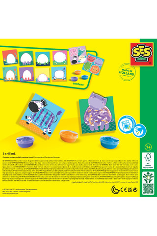 Kit de peinture au doigt - 13 pièces - Dès 1 an