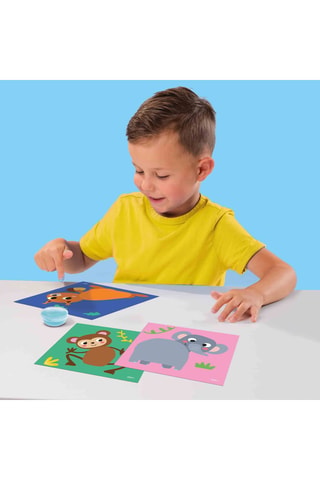 Jeu de loisirs créatifs Coller des queues d'animaux - 29 pièces - Dès 1 an