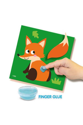 Jeu de loisirs créatifs Coller des queues d'animaux - 29 pièces - Dès 1 an
